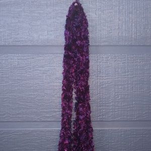 Purple Crochet Scarf